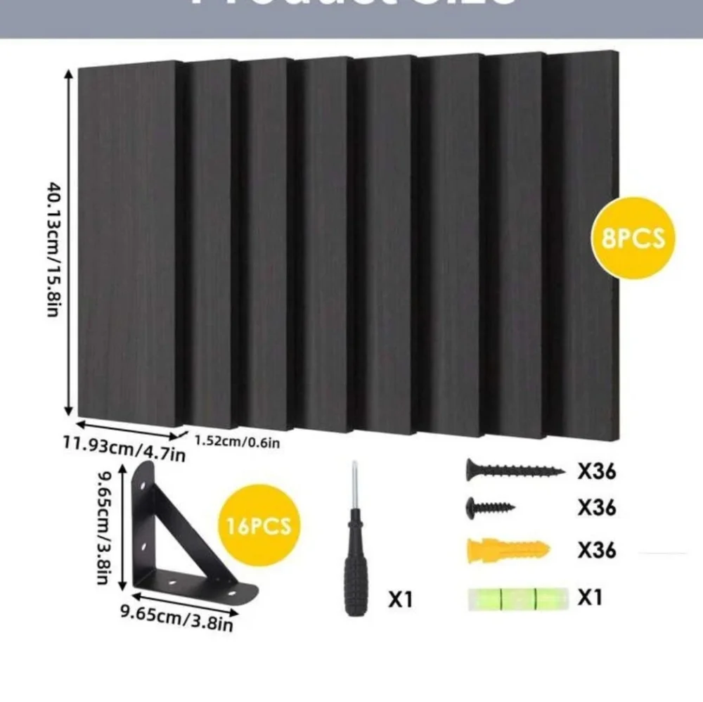 Brand new black shelves